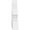 Ekena Millwork Richland Architectural Grade PVC Gable Bracket, 48"W x 22"H x 4"D x 6"F, 11/12 Pitch GBP048X22X0406RIC00 - alternate 2